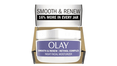 Olay Retinol Face Moisturizer, 2 oz Fragrance Free Night Cream for Fine Lines and Wrinkles