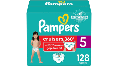 Pampers Cruisers 360 Diapers Size 5 128 Count
