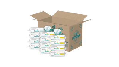 Pampers Sensitive Baby Wipes Combo, 84 Count (Pack of 12)