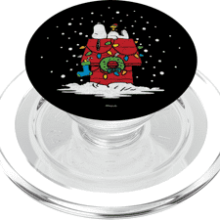 Peanuts Holiday Snoopy Lit Up PopSockets for iPhone