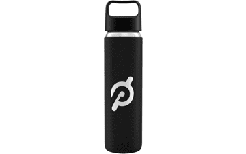 Peloton Glass Water Bottle 16 oz Black