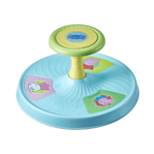 Playskool Peppa Pig Sit 'n Spin Musical Spinning Toy for Toddlers