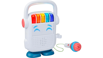 Playskool Rock n’ Roll Bot - Kids Bluetooth Speaker and Voice Changing Karaoke Microphone Toy - Ages 3 and Up