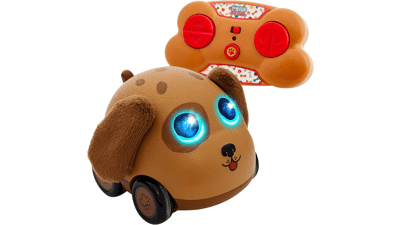 Poko Petz Remote Control Car for Toddlers Dog Toys 2.4GH Light Up Singing Talking Preschool Best Birthday Gifts