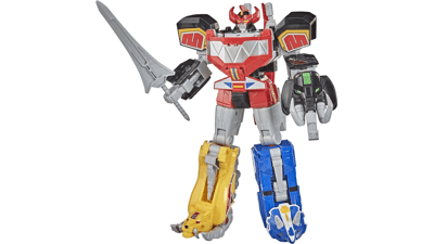 Power Rangers Megazord Megapack - 5 MMPR Dinozord Action Figures for Boys and Girls, Ages 4 and Up