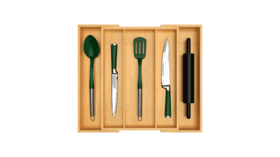 ROYAL CRAFT WOOD Bamboo Kitchen Drawer Organizer