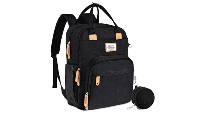 RUVALINO Diaper Bag Backpack, Multifunction Travel Back Pack Maternity Baby Changing Bags