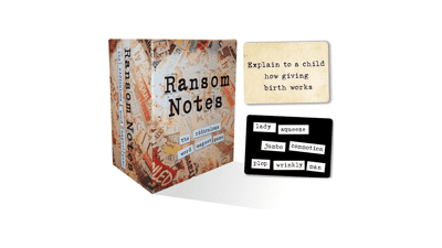 Ransom Notes Word Magnet Party Game - Fun for 3+ Players