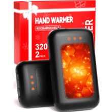 Rechargeable Hand Warmers, 2 Pack 6400mAh, 16 Hours Lasting