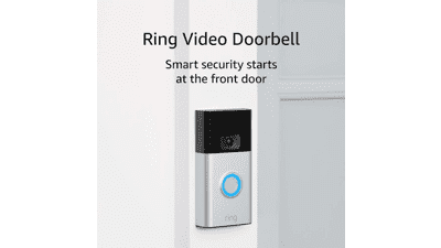 Ring Video Doorbell 1080p HD Motion Detection Satin Nickel