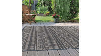 Rugshop Geometric Bohemian Indoor Outdoor Rug 7'10