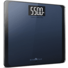 RunSTAR 550lb Bathroom Digital Scale with Ultra-Wide Platform and Large LCD Display