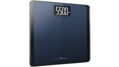 RunSTAR 550lb Bathroom Digital Scale with Ultra-Wide Platform and Large LCD Display