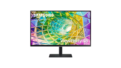 SAMSUNG ViewFinity S80A 27-Inch 4K UHD Computer Monitor, HDMI, USB Hub, HDR10, Height Adjustable Stand, Intelligent Eye Care, Black