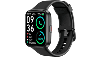 SKG Smart Watch with Alexa Built-in & Bluetooth Call 1.69" Fitness Tracker IP68 Waterproof