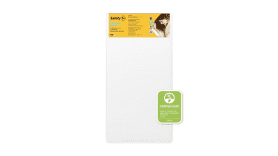 Safety 1st Heavenly Dreams Waterproof Baby Crib & Toddler Bed Mattress - Firm & White