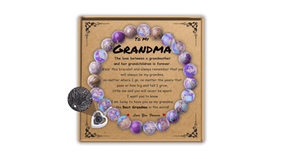 Sereney Grandma Bracelet Nana Gifts from Grandkids, Handmade Jewelry
