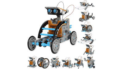 Sillbird STEM 12-in-1 Solar Robot Toys - DIY Building Science Experiment Kit for Kids