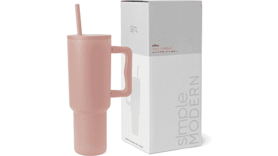 Simple Modern 40 oz Tumbler with Handle and Straw Lid Insulated Cup