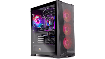 Skytech Gaming Chronos PC, Ryzen 7 7700X, RTX 4070, 1TB NVME, 32GB DDR5 RAM, 650W Gold PSU, Wi-Fi, Win 11 Home, RGB Keyboard and Mouse