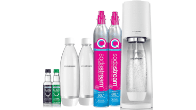 SodaStream Terra Sparkling Water Maker Bundle (White)