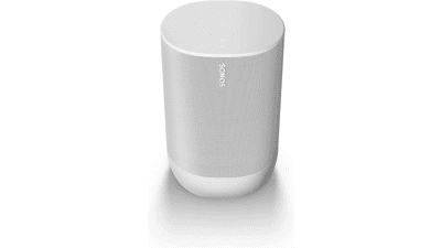 Sonos Move Battery-Powered Smart Speaker with Alexa Built-in - Lunar White