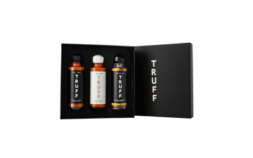 TRUFF Holiday Gift Pack - Gourmet Hot Sauce Set with Original, White Truffle Edition, and Black Truffle Oil - Unique Flavor Experiences - 3-Bottle Bundle
