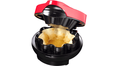 Taco Tuesday Tortilla Bowl Maker for Baked Bowls, Tostadas, Salads, Dips, and Desserts - Red