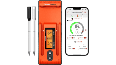 ThermoPro Twin TempSpike Wireless Meat Thermometer with 2 Probes