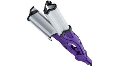 Tourmaline Wave Artist Deep Waver | Frizz Control and Massive Shine for Beachy Waves (Purple)