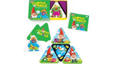 Trend Enterprises Gnomes vs Trolls Three Corner Strategy Game