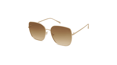 Trendy Oversized Square Metal Frame Sunglasses for Women Men Flat Mirrored Lens UV Protection