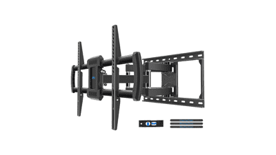 UL Listed TV Wall Mount for 42-84” TVs, Premium Ball Bearings Design, Ultra-Slim & Smooth Moving, Full Motion TV Mount with Articulating Arm, Max VESA 600x400mm and 100LBS