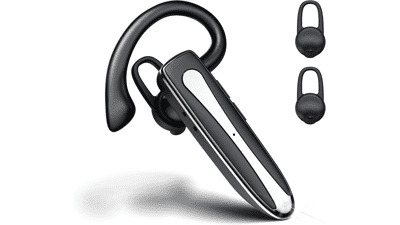 VBJZO Bluetooth Headset V5.2, Wireless Headset with Microphone, 24-Hour Talk Time