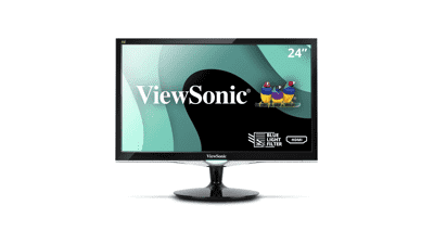 ViewSonic VX2452MH 24 Inch 2ms 1080p Gaming Monitor with HDMI DVI VGA inputs