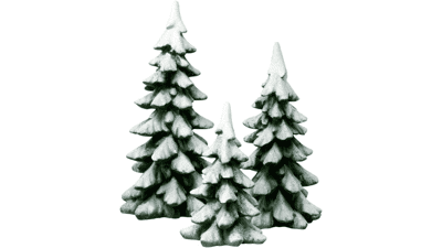 Winter Pines Accessory Figurine - Green - Department 56 Accessories for Villages
