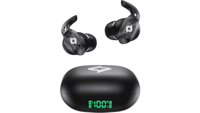 Wireless Earbuds Bluetooth Headphones with Wireless Charging Case 32H Playback