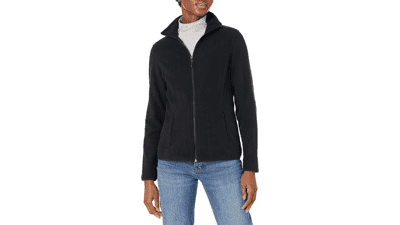 Women's Classic-Fit Full-Zip Polar Soft Fleece Jacket - Plus Size