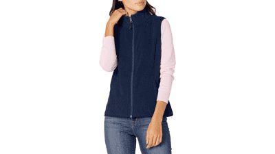 Women's Classic-Fit Sleeveless Polar Soft Fleece Vest - Plus Size
