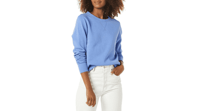 Women's Fleece Crewneck Sweatshirt - Plus Size
