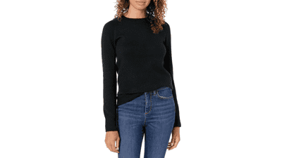 Women's Soft Touch Long-Sleeve Crewneck Sweater - Classic Fit