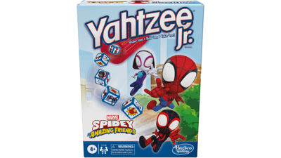 Yahtzee Jr. Marvel Spidey and His Amazing Friends Edition Board Game for Kids