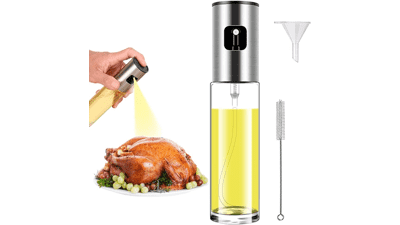 ZEREOOY Oil Sprayer for Cooking - Olive Oil Mister for Air Fryer - Vegetable Vinegar Portable Mini Kitchen Gadgets for Baking, Salad, Grilling, BBQ, Roasting