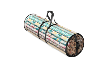 ZOBER Wrapping Paper Storage Container - 40 Inch Organizer - Fits 20 Standard Rolls - Breathable Fabric, Waterproof