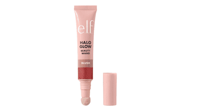 e.l.f. Halo Glow Blush Beauty Wand - Liquid Blush for Radiant, Flushed Cheeks - Infused with Squalane - Vegan & Cruelty-Free - Rosé You Slay