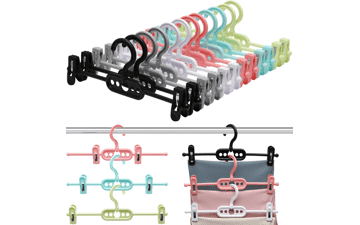 12 Pack Closet Organizer Short Skirt Hangers