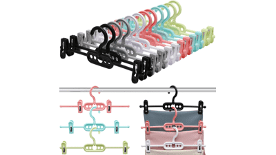 12 Pack Closet Organizer Short Skirt Hangers