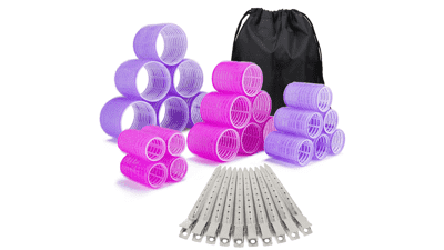 33 Pcs Self Grip Hair Rollers Set