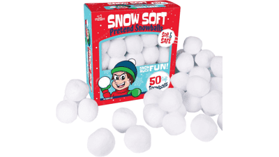 50-PK Fake Snowballs for Kids