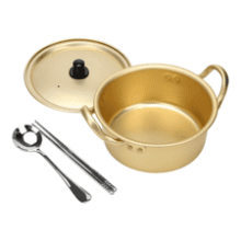 AHIER Korean Ramen Pot with Lid and Spoon